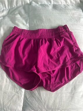 lululemon athletica Women's Magenta Running Shorts